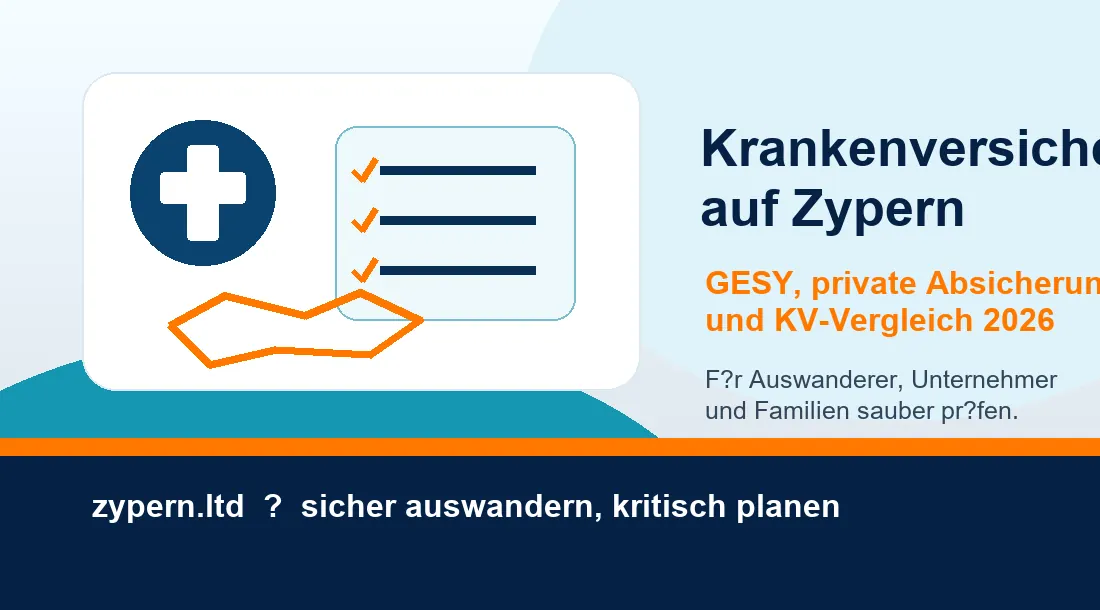 Krankenversicherung auf Zypern mit GESY und privater Absicherung prüfen