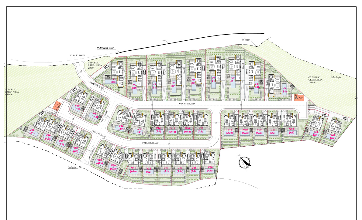 Lageplan des Projekts: Hills Residences 2