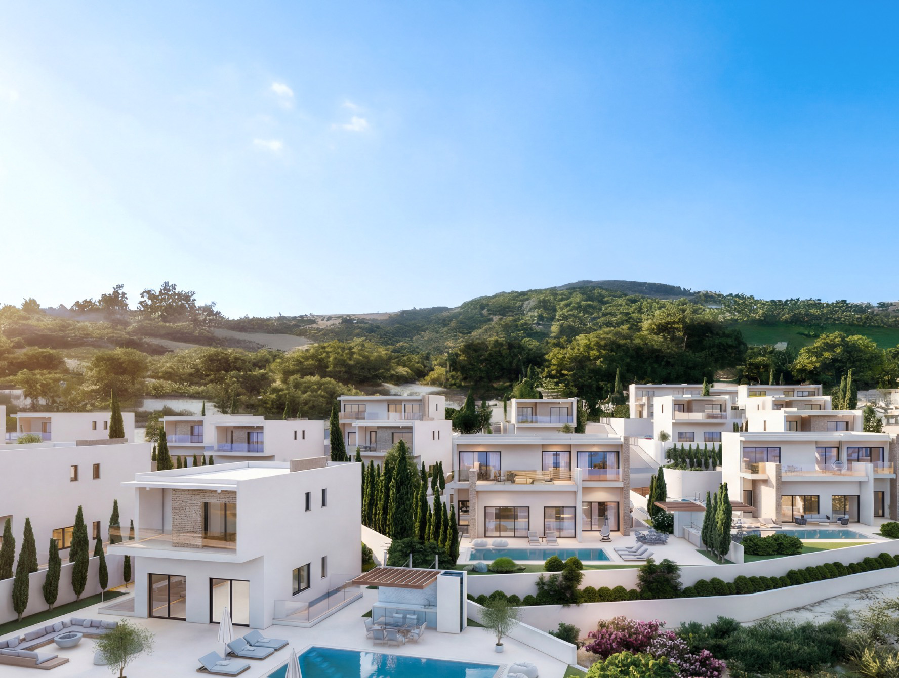 Projektbilder aus der Partnerbroschüre: Hills Residences